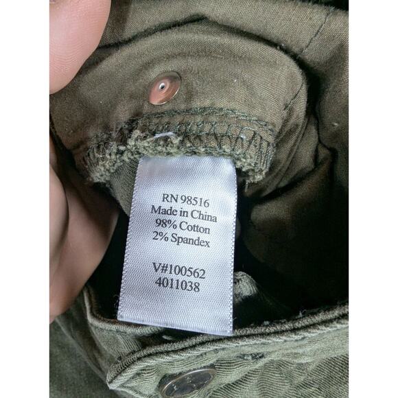 Coldwater Creek Natural Fit Capri Denim Jeans Womens 24 Green Straight High Rise - Picture 10 of 13